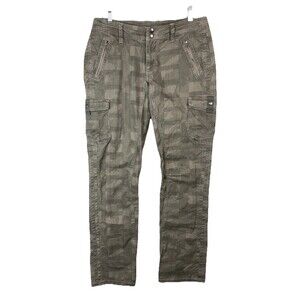 Kühl Women 29 Cargo Pants Plaid Camo Stretch Outdoor Utility Gorpcore Y2K READ